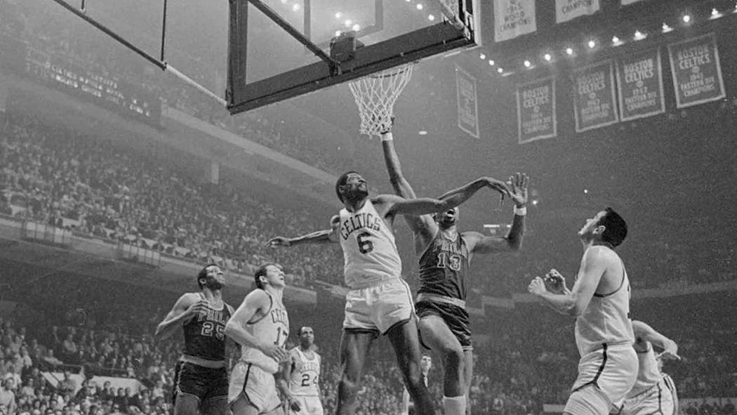 Bill Russell's No. 6 Jersey First Ever To Be Retired Across En