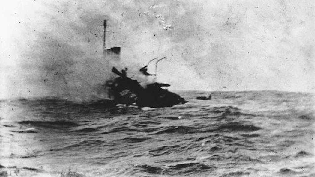 Divers Find Wreckage Of 1st US Destroyer Sunk By Enemy Fire