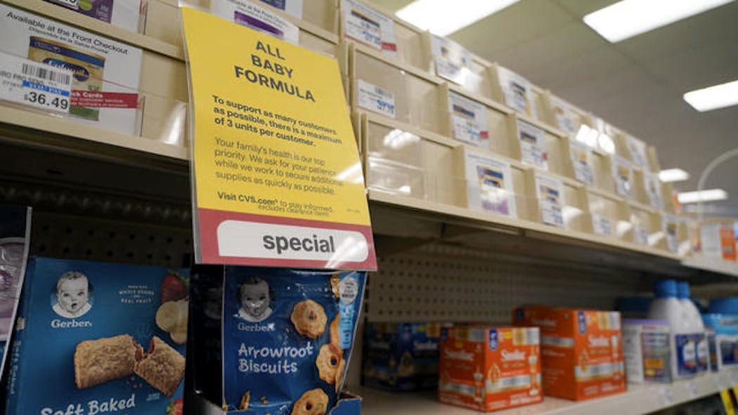Capitol Hill, White House Seize On Baby Formula Shortage