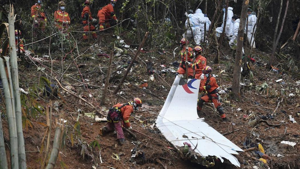 China: No Information Provided About March Plane Crash