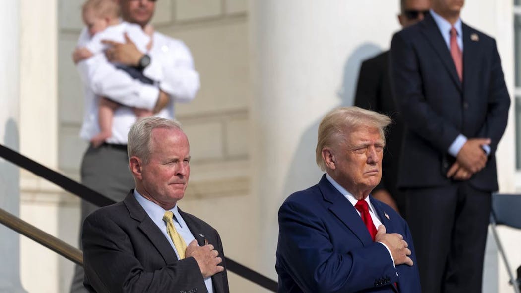 Donald Trump At Arlington