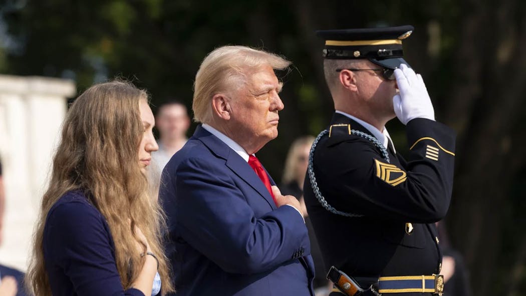 Trump At Arlington 2