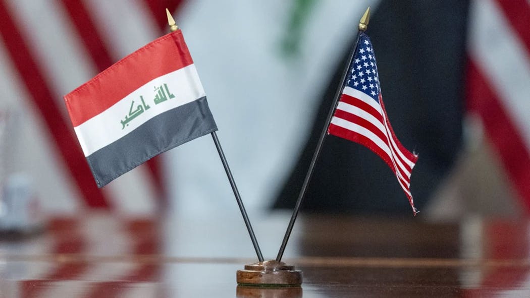 USA - Iraq - Flags