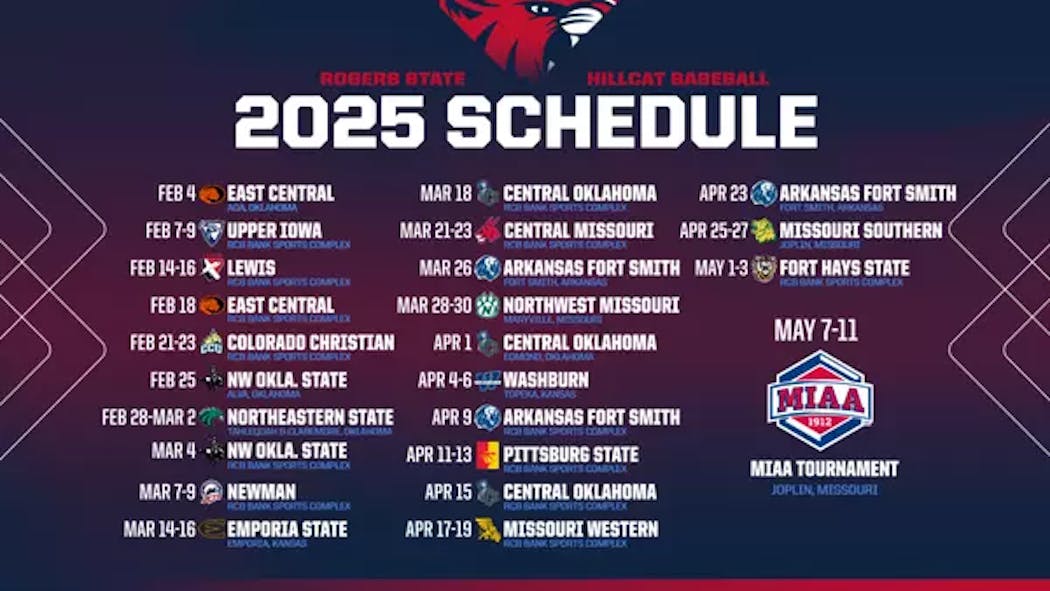 Rogers State Baseball Announces Its 2025 Schedule rogers-state-baseball-announces-its-2025-schedule