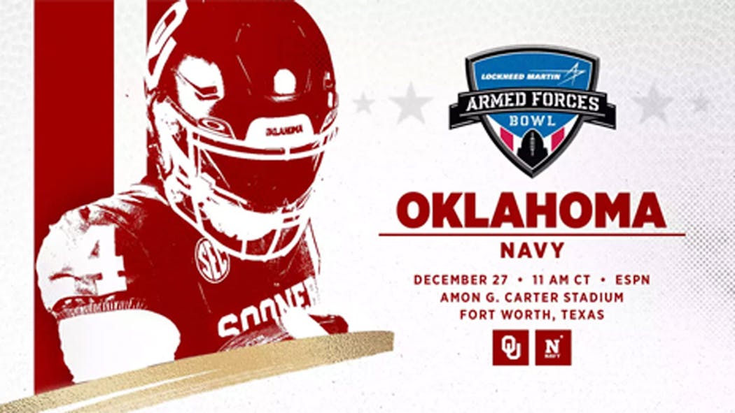 OU - Navy Armed Forces Bowl Graphic 