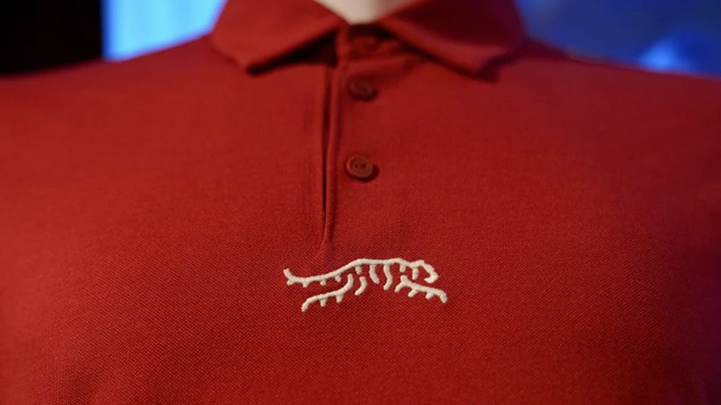 Red best sale tiger shirt