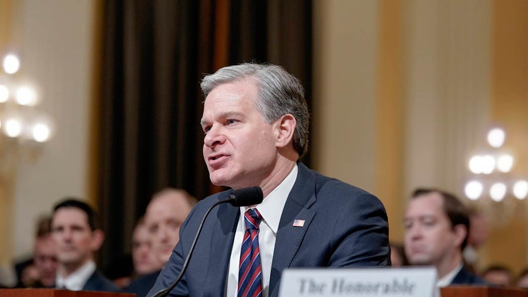 FBI Director Christopher Wray - AP