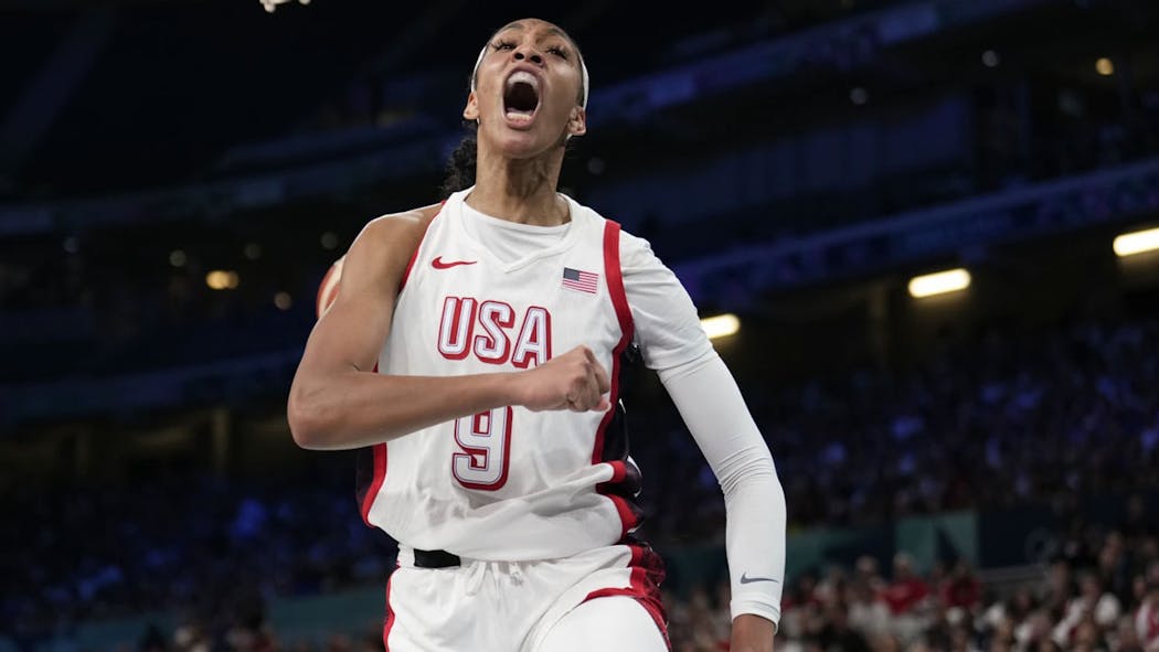 A'ja Wilson - Olympics vs. Japan - July 29, 2024