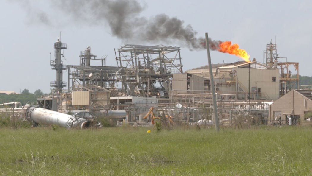 NuCera Plant Barnsdall Tornado Damage May 2024