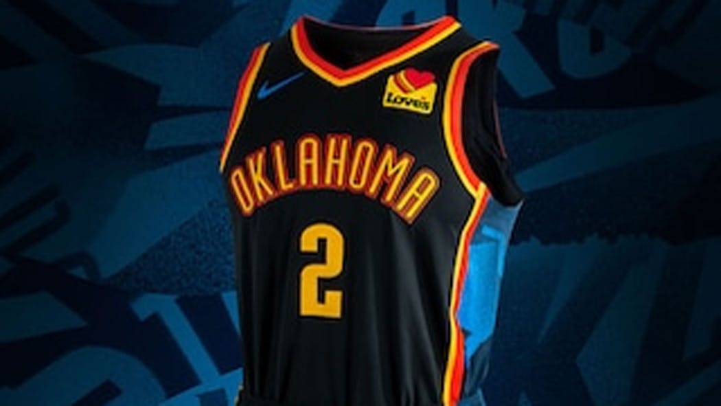 OKC Thunder jerseys