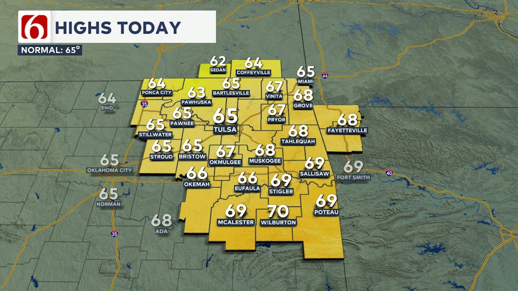 Wednesday Afternoon Highs