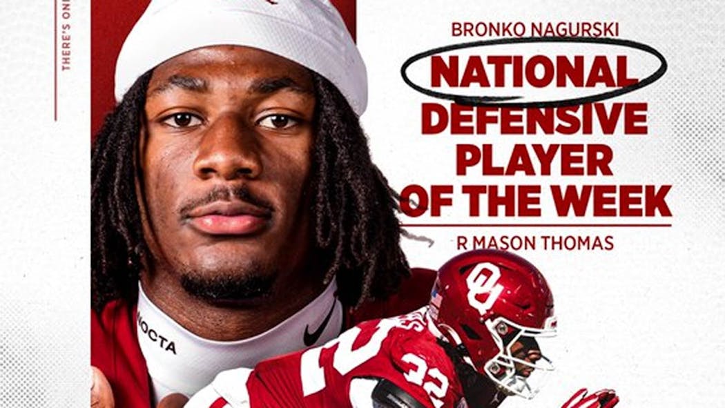 R Mason Thomas National Player of the Week