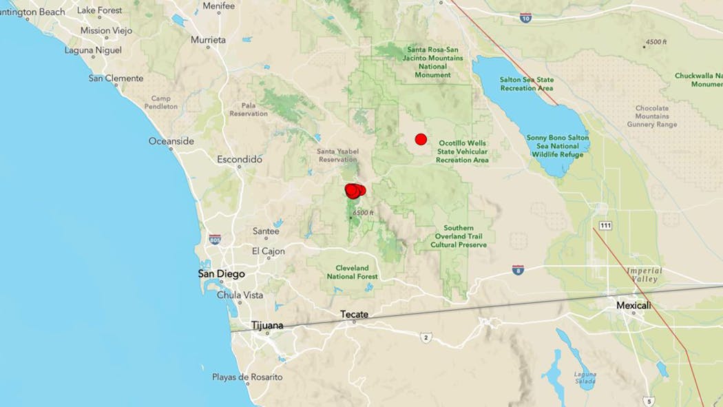 San Diego Earthquake