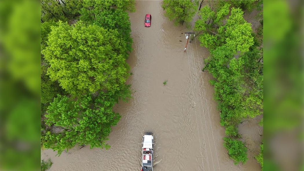 Our Liberty Fire respond to floods 