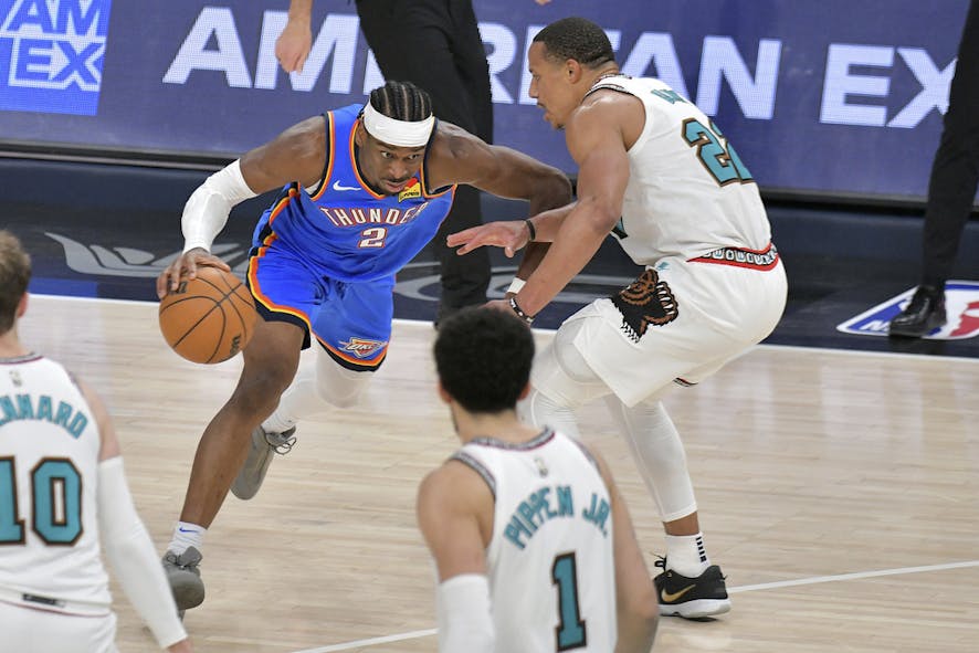 Oklahoma City Thunder guard Shai Gilgeous-Alexander