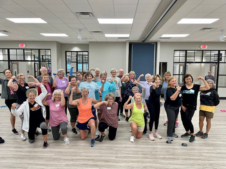 Broken Arrow Senior exercise class 