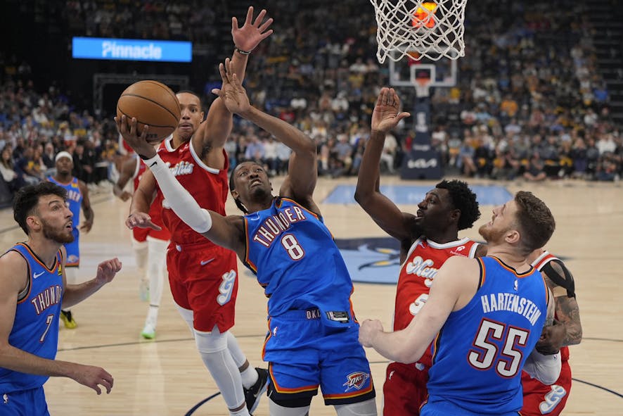 Oklahoma City Thunder forward Jalen Williams