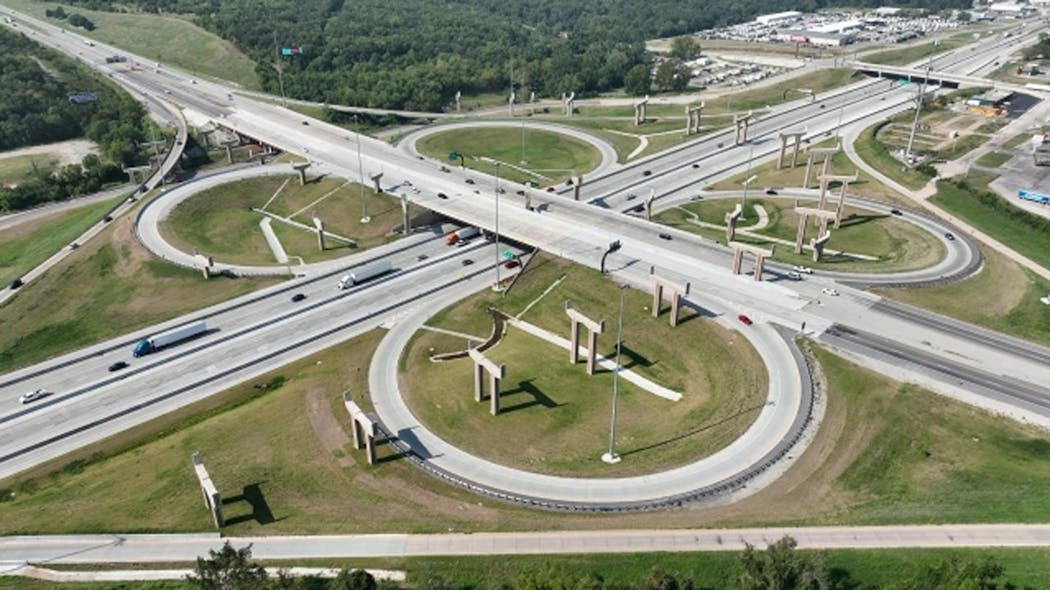 I-44 / US-75 interchange "Tulsa Traffic Henge"