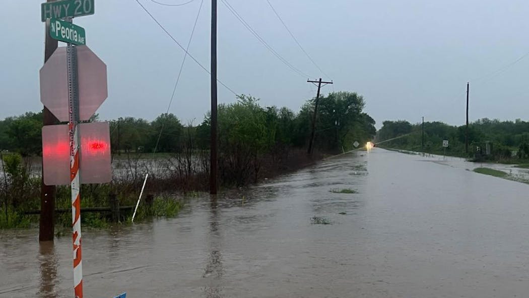 Skiatook flooding April 30, 2025