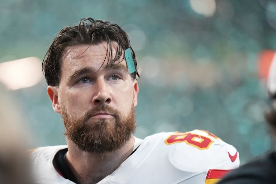 Travis Kelce after Super Bowl loss