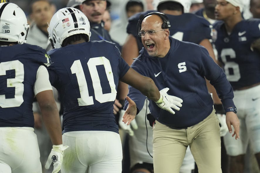 Penn State head coach James Franklin