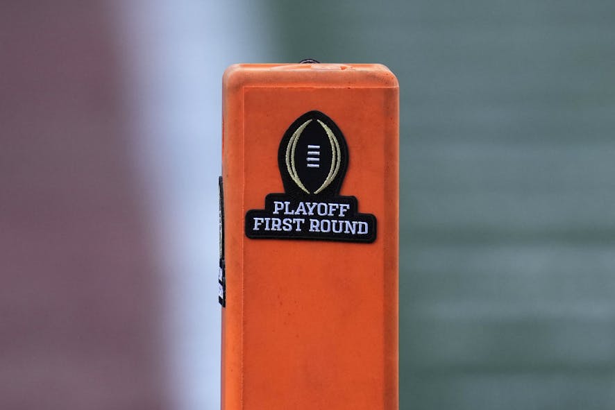 First Round of CFB Playoffs pylon