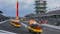 Wienermobiles put on riveting race in Wienie 500 at Indianapolis Motor Speedway