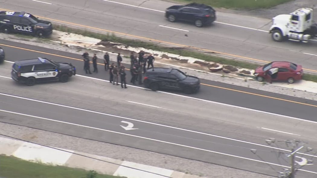 Chase Ends With Crash 81st and Hwy 97