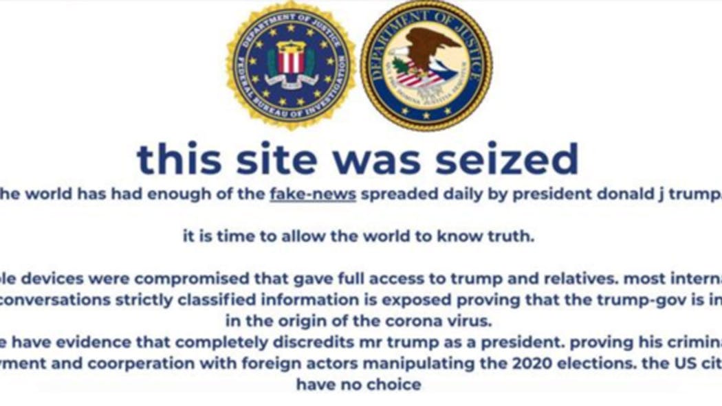 Trump Campaign Site Defaced In Apparent Hack
