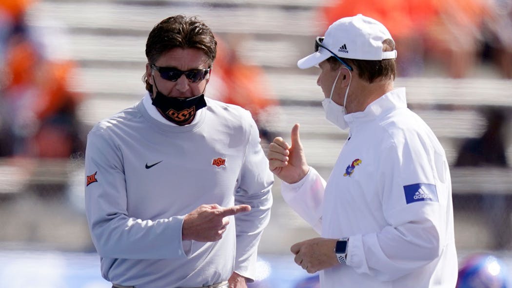 Kansas Coach Les Miles Cleared Of Virus But Skips West Virginia Game