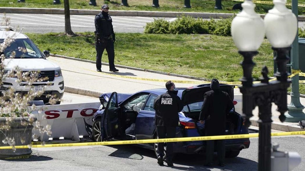 Car Rams 2 Officers At Capitol Barricade; Driver Shot Dead