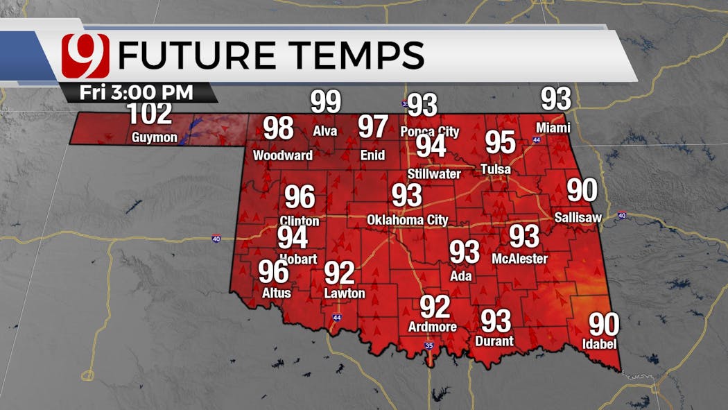 High Temperatures This Weekend Lead To Fire Threats Oklahoma Burn Ban Map 2022