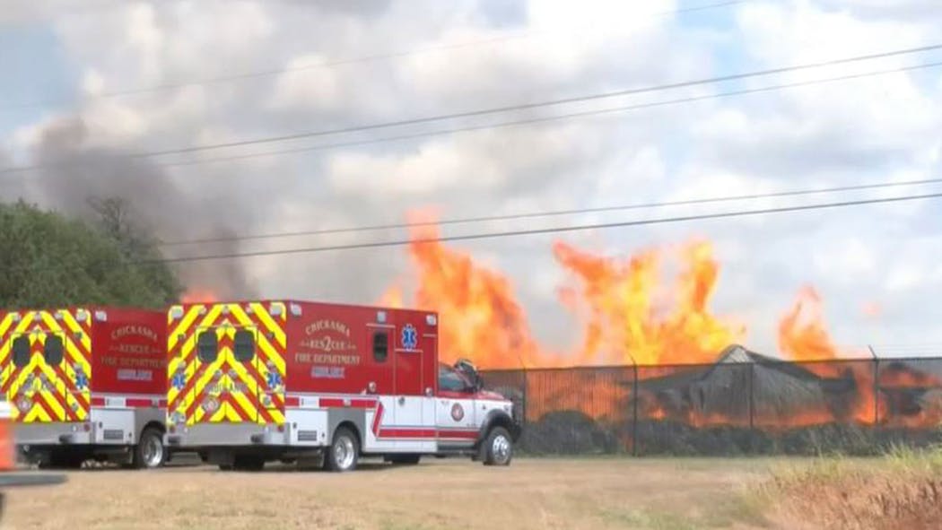 Chickasha Aug. 2022 hand sanitizer fire generic