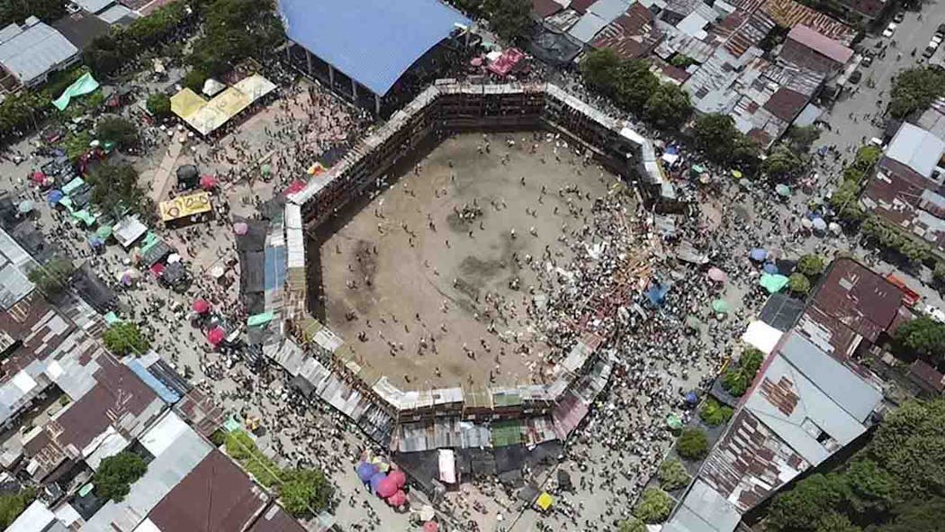 4 Killed When Stands Collapse During Colombian Bullfight