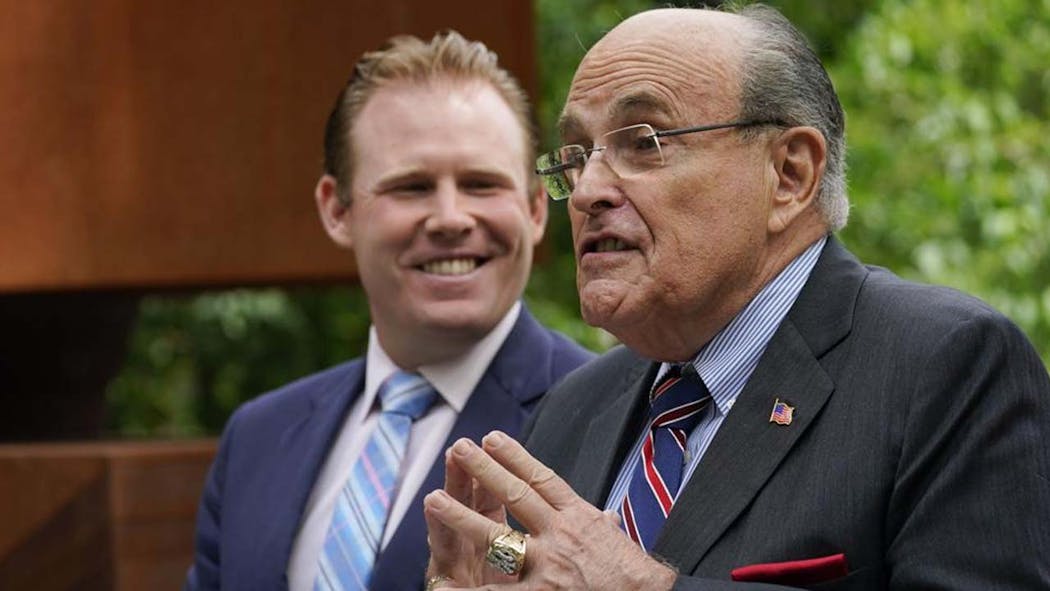 Heckler Charged With Assault After Confronting Rudy Giuliani