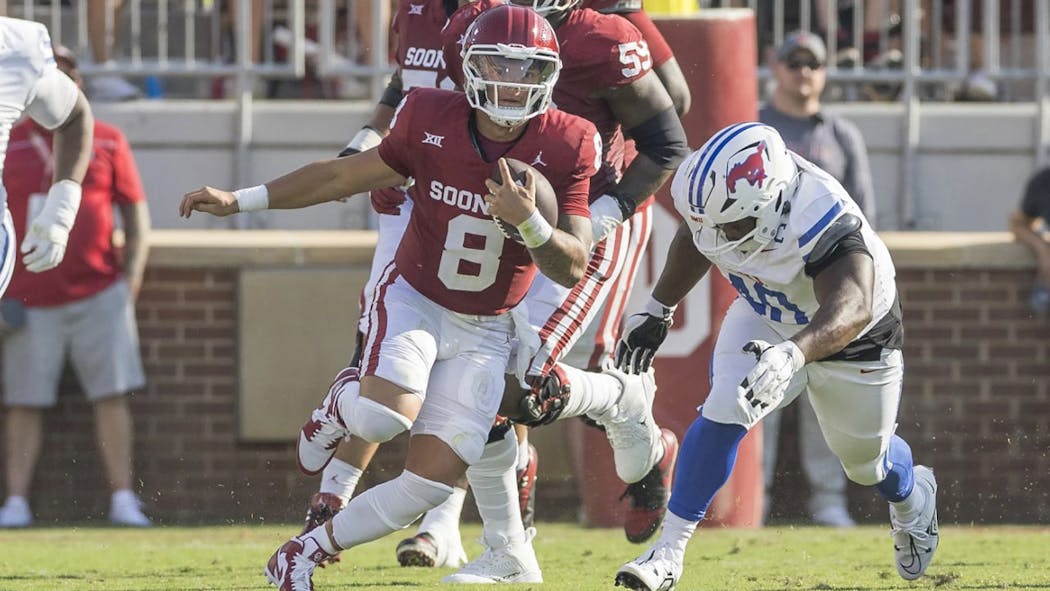 Dillon Gabriel's 4 TD Passes Lead No. 18 Oklahoma To A 28-11 Win Over SMU