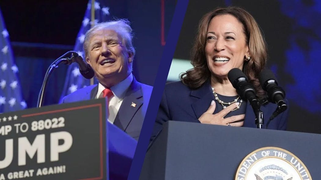 Kamala and Trump