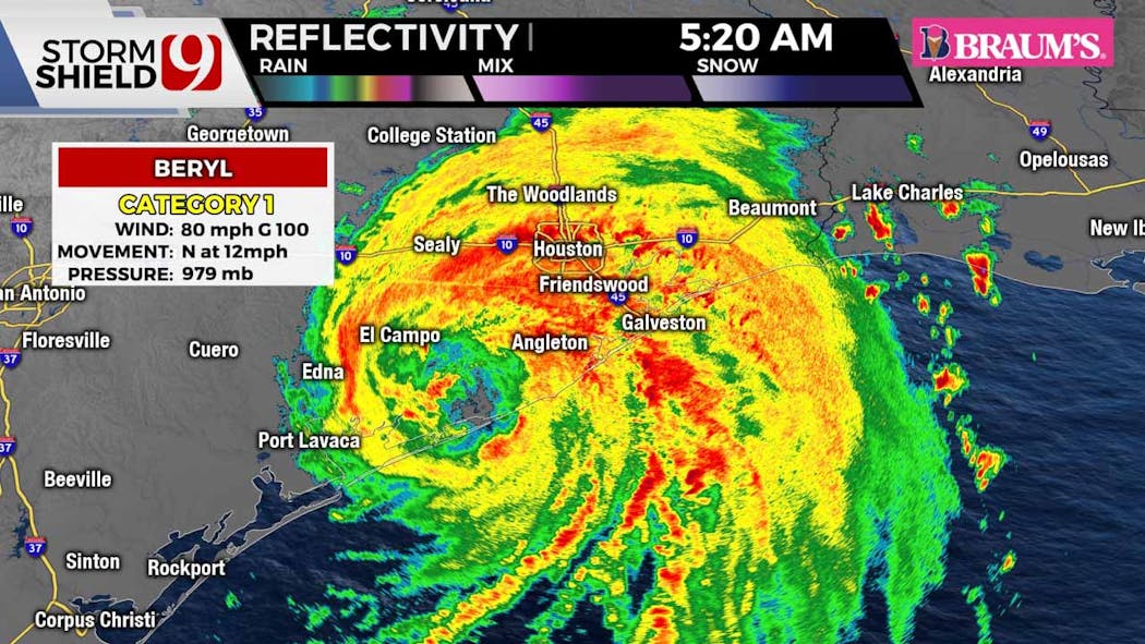 Hurricane Beryl 2024 Radar Terra Cordula