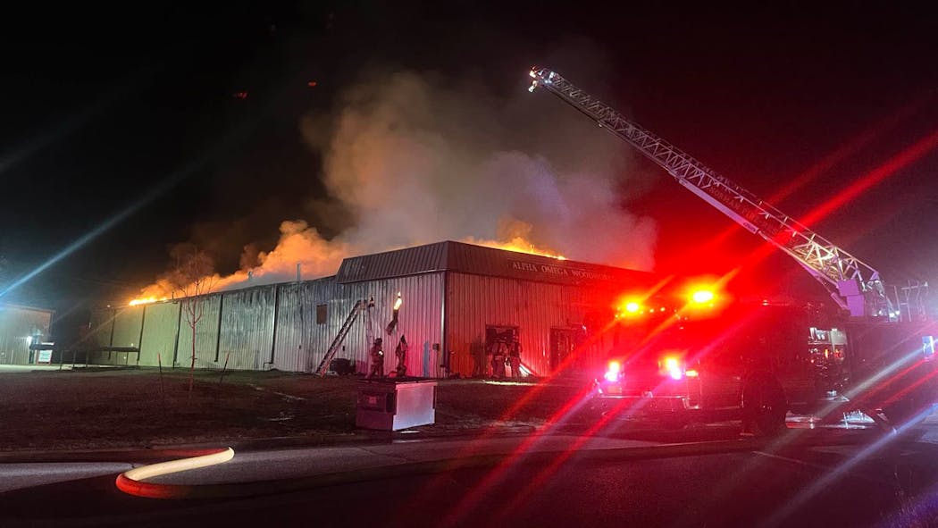 Fire Destroys Norman Business