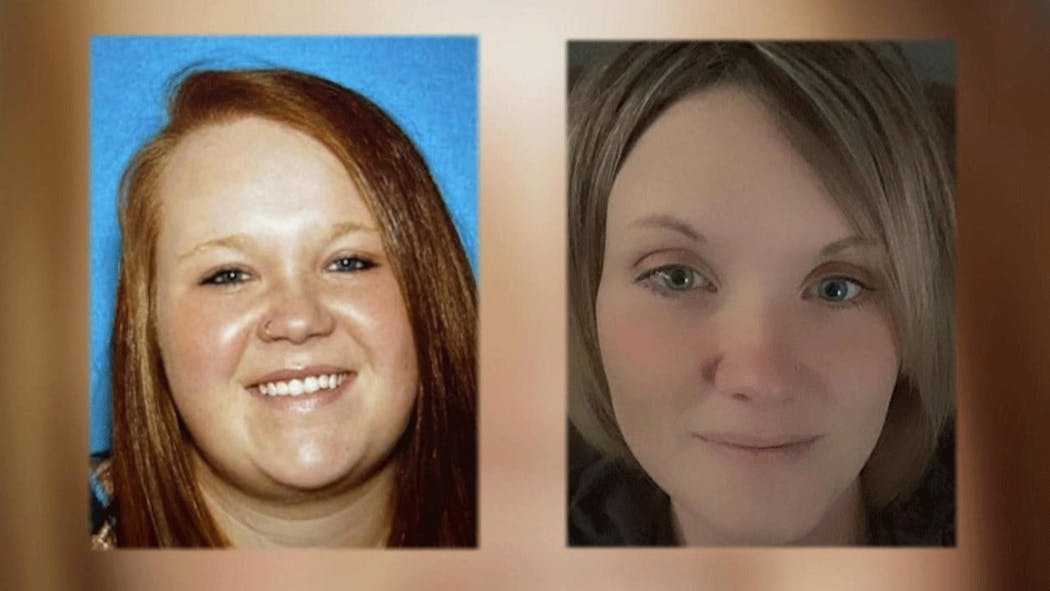 27-year-old Veronica Butler, left, and Jilian Kelley, 39.