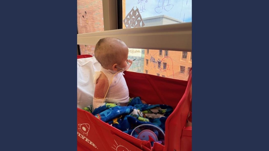 Peanut at the hospital
