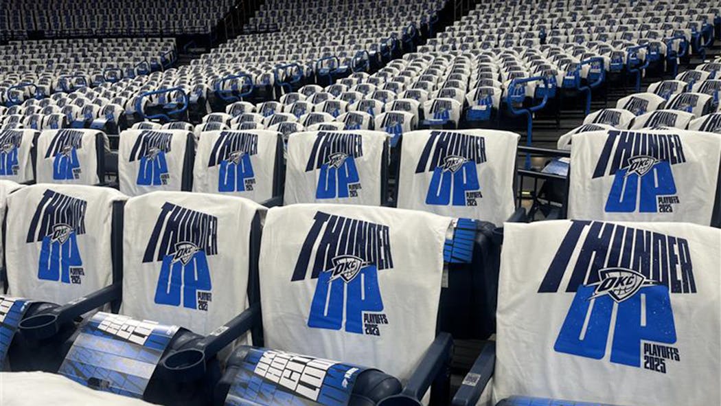 Thunder 2025 playoff shirts