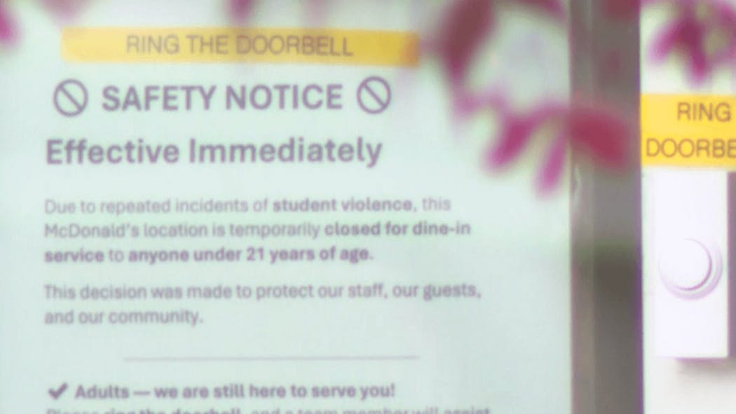 McDonald's Safety Notice