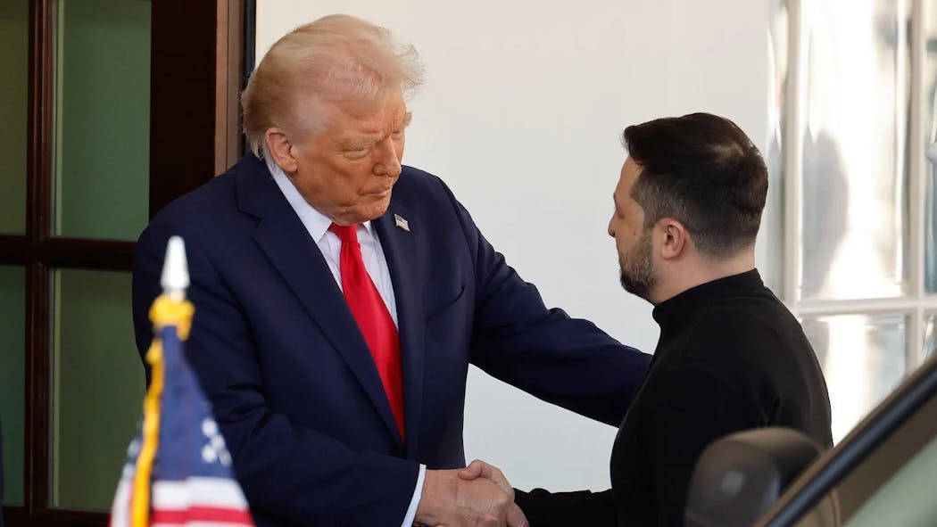 President Donald Trump and Ukrainian President Zelenskyy