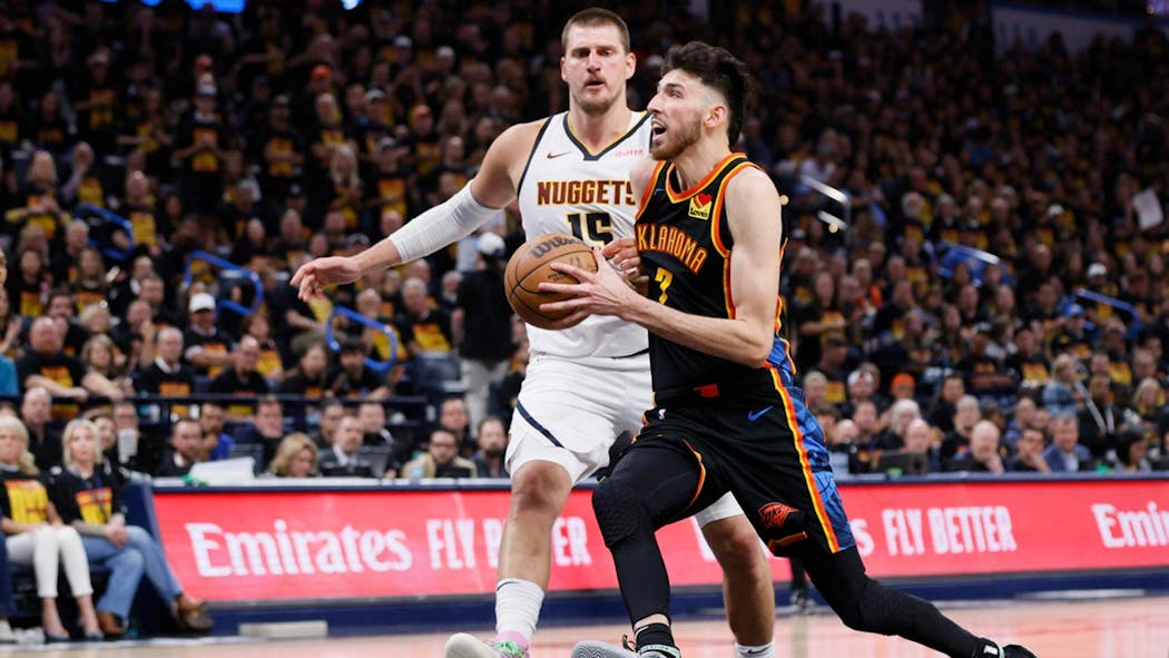 Chet Holmgren - Jokic - Game 1 - May 5, 2025