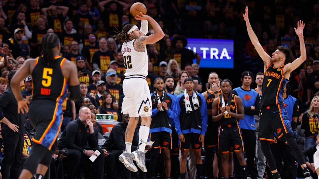 Gordon Game 1 winning shot - May 5, 2025